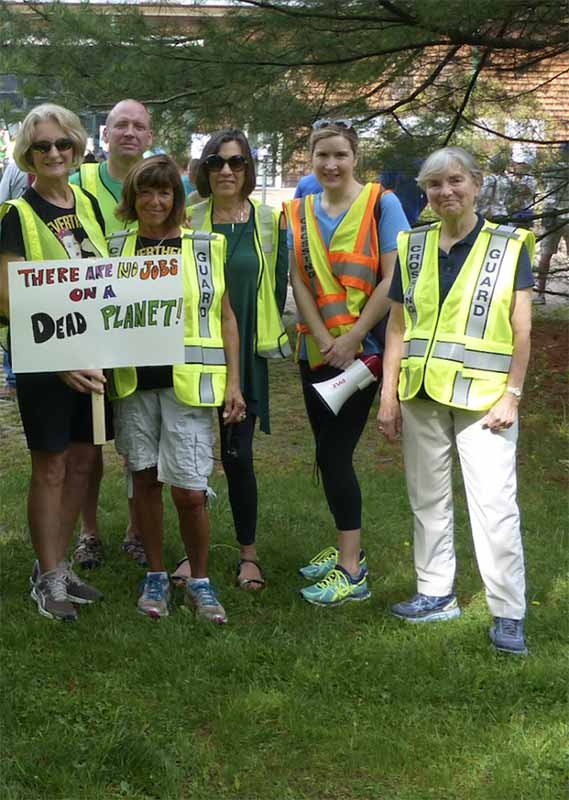 Penny (right) at Walk for Our World