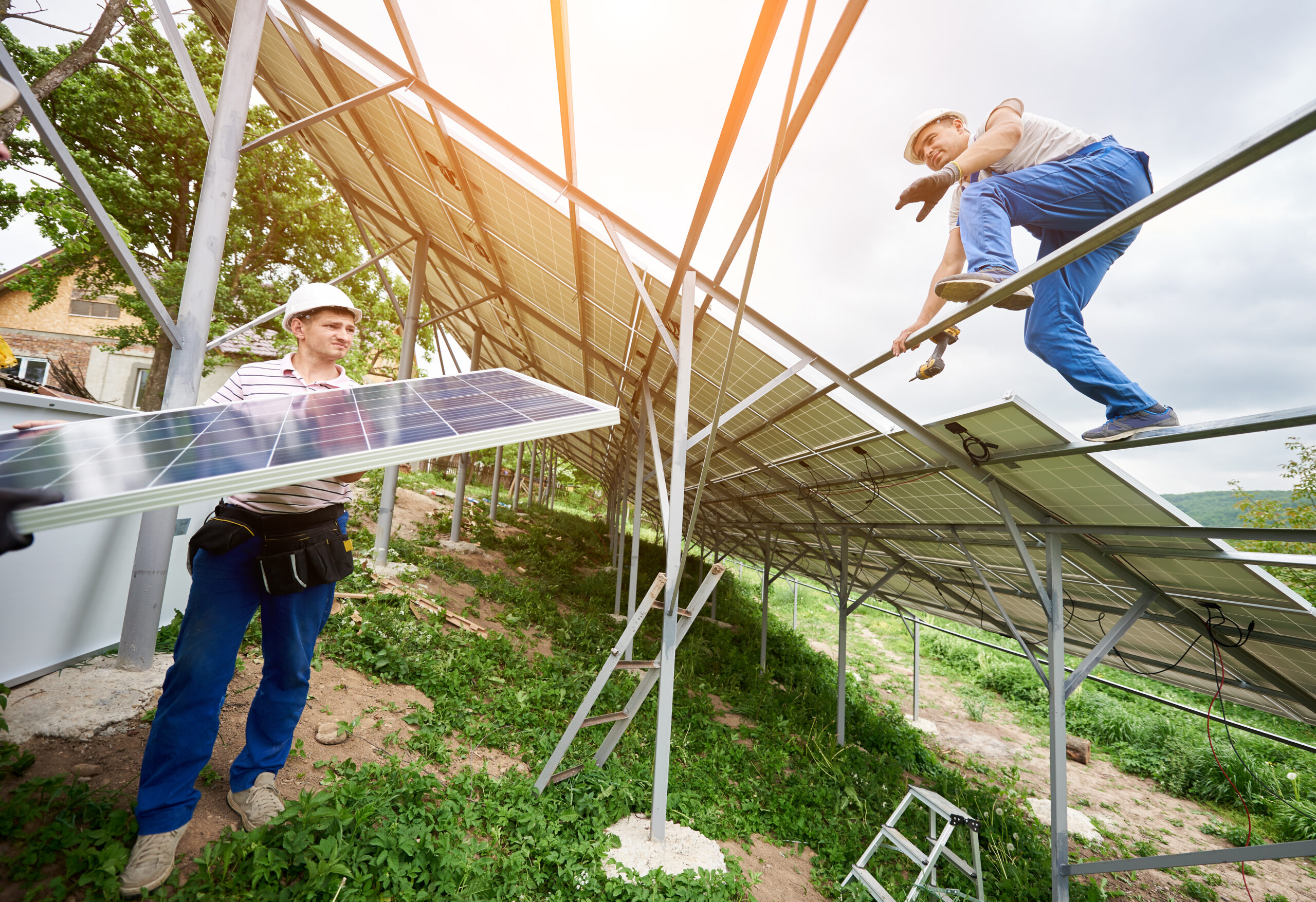 solar panel installation