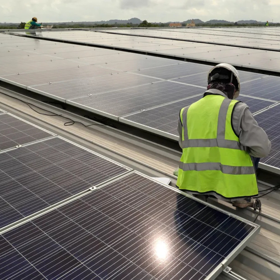 solar panels on business