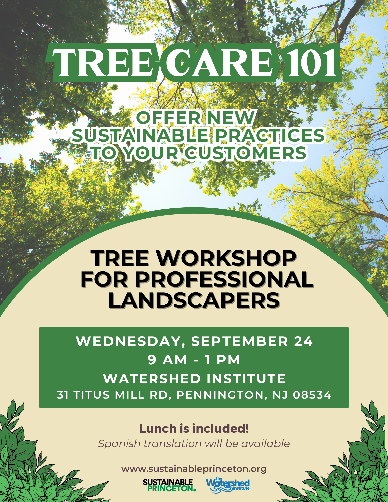 Tree care 101 flyer