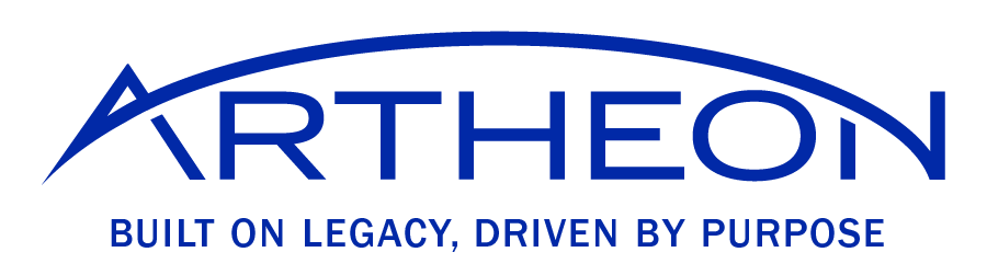 Artheon Primary Logo Blue Tagline
