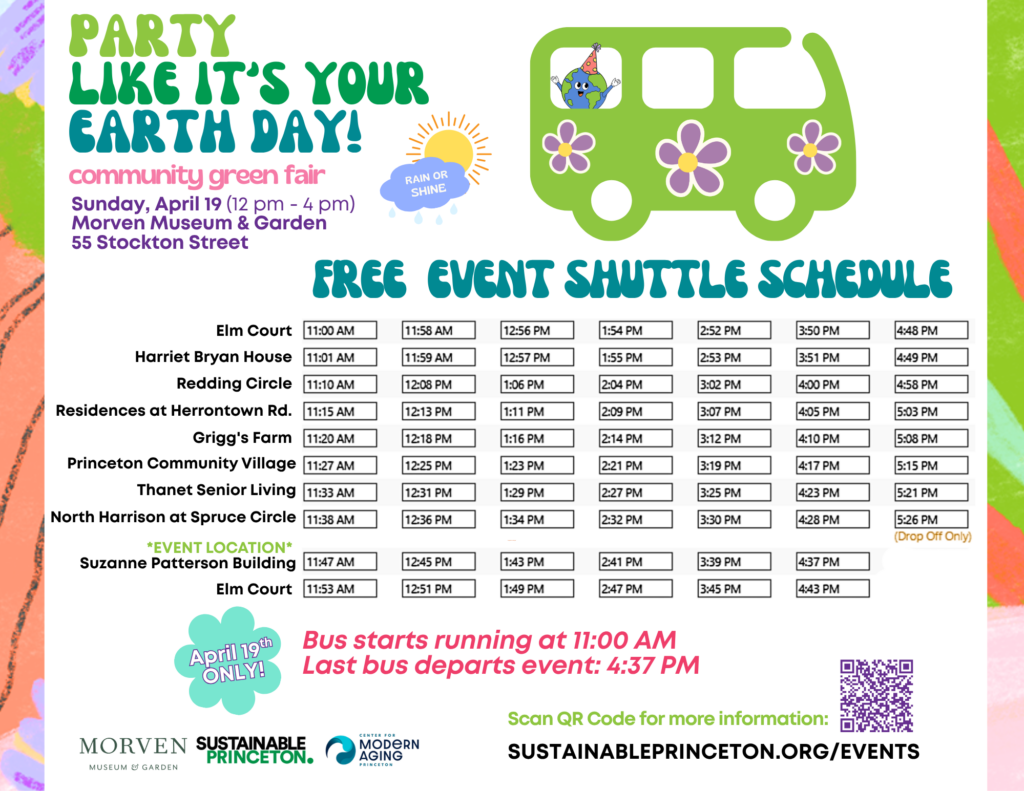 Earth Day 2026 Shuttle Schedule